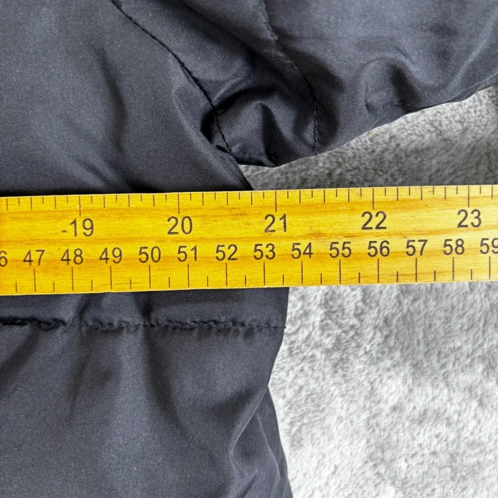 Swiss Tech Puffer Jacket Kids XXL 18 Black Excellent Hooded Fleece Lined Quilted